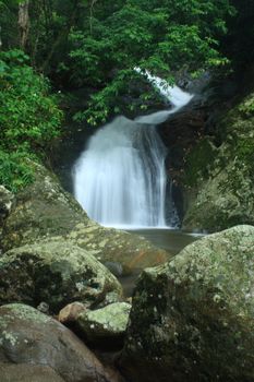 Kokedok waterfall in forest , Thailand