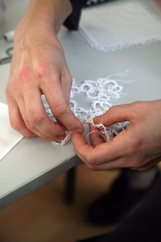 Process of lace-making