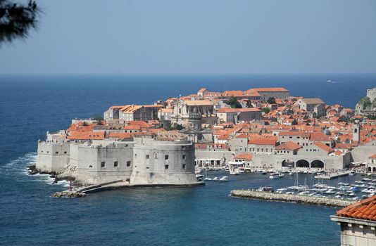 Dubrovnik, Croatia. Most popular travel destination in Adriatic sea