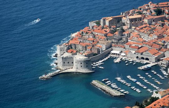 Dubrovnik, Croatia. Most popular travel destination in Adriatic sea