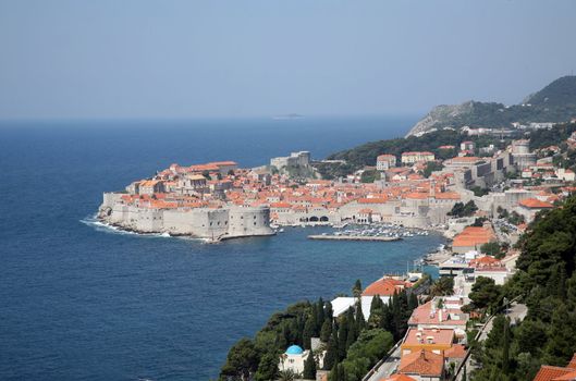 Dubrovnik, Croatia. Most popular travel destination in Adriatic sea