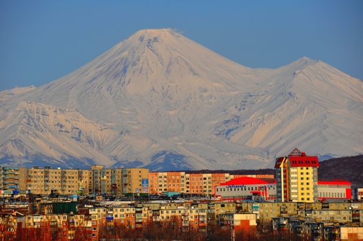 At home at volcano bottom on kamchatca