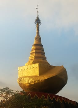 Golden rock, Kyaikhtiyo pagoda, Myanmar