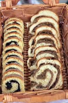 Poppy seed and walnut rolls