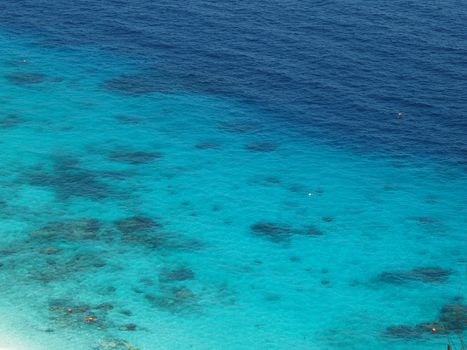 Background of calm blue sea