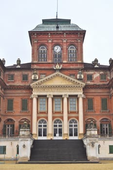 Castello di Racconigi baroque castle in Piedmont Italy