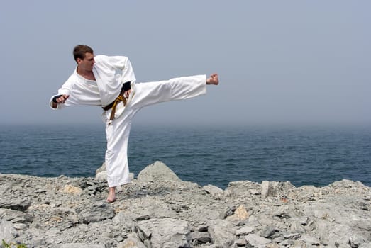 karate on the shores of the misty sea