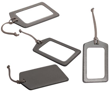 leather luggage tags