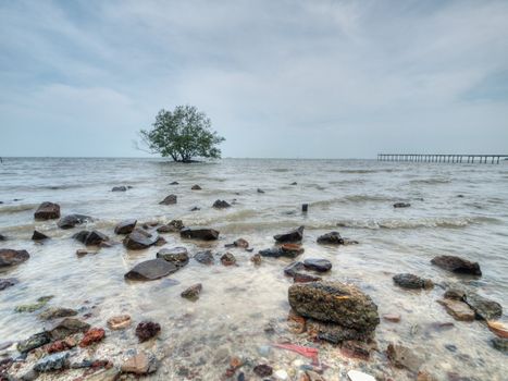 Dramatic seascape taken in Penang in Malaysia