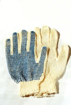 Fabric gloves for manual works