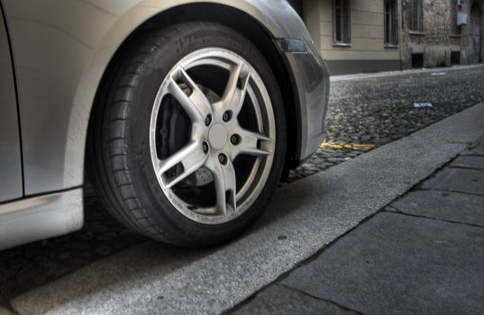 fastcar wheel secure brake system parked in the street