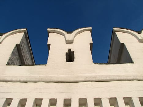 A wall of St. Daniel's monastery in Moscow