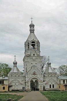 An orthodox temple in Novgorod Russia