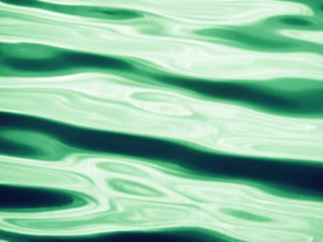 Green waves for texture or background
