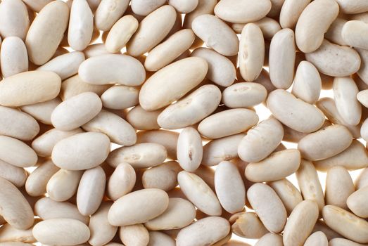 White bean background, food texture.