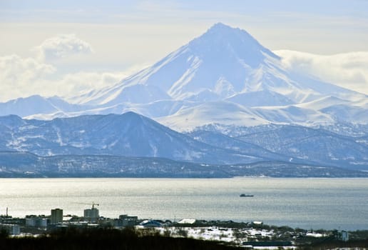 The city of Petropavlovsk - Kamchatka in Russia