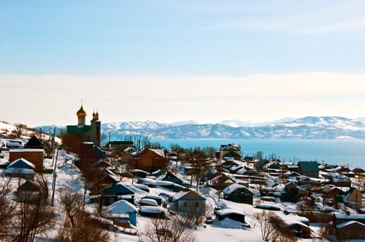 The city of Petropavlovsk - Kamchatka in Russia