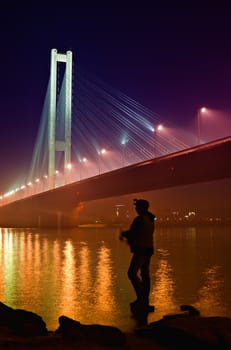 
Bridge across the Dnieper River in Kiev.