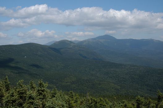 The mountains of North Carolina during the summer