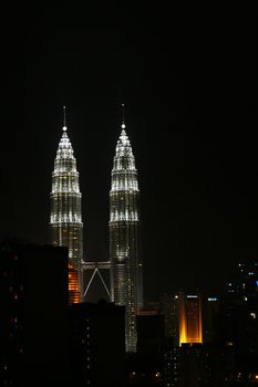 he Petronas towers, tallest buildings in malaysia