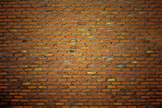 Orange brick wall texture