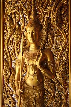 Deva Thai style, Thasung Temple, Uthaithani Province, Thailand 