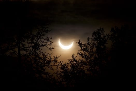 solar eclipse, January 4th 2011