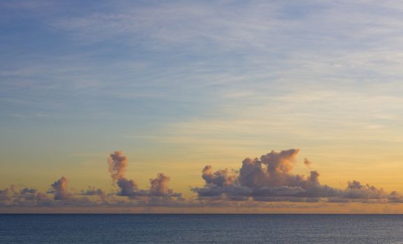 sunset over Caribbean Sea, Barbados