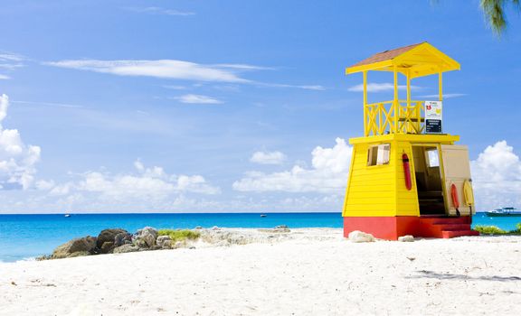 cabin on the beach, Enterprise Beach, Barbados, Caribbean