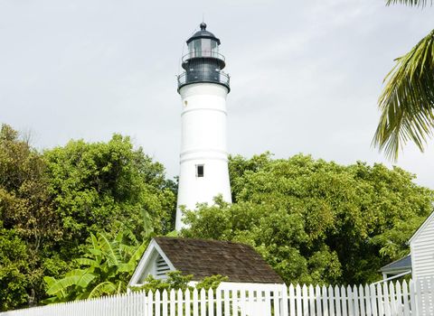 The Key West Lighthouse, Florida Keys, Florida, USA