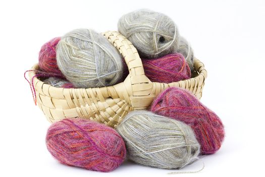 basket full of wool