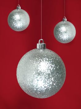 Christmas ornaments and items shot in studio