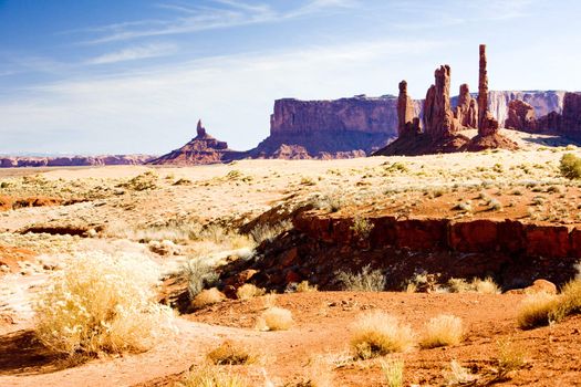 The Totem Pole, Monument Valley National Park, Utah-Arizona, USA