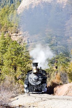 Durango   Silverton Narrow Gauge Railroad, Colorado, USA