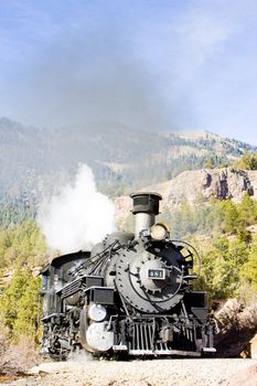 Durango   Silverton Narrow Gauge Railroad, Colorado, USA