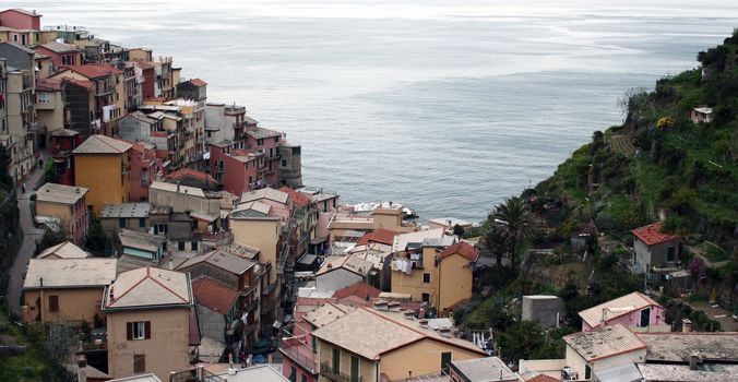 Village of Manarola, Cinqueterre, Italy.