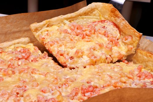 photo of pizza with cheese, closeup