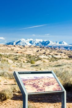La Sal Mountains, Arches NP, Utah, USA