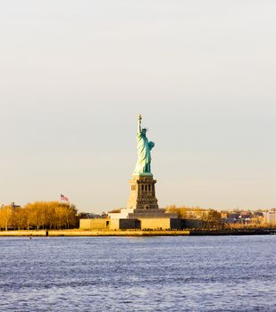 Liberty Island and Statue of Liberty, New York, USA