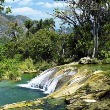 El Nicho waterfall, Cienfuegos Province, Cuba