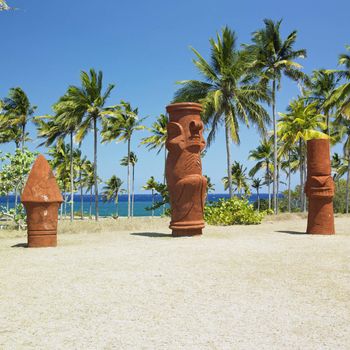 memorial of Christopher Columbus''s landing, Bahia de Bariay, Holguin Province, Cuba