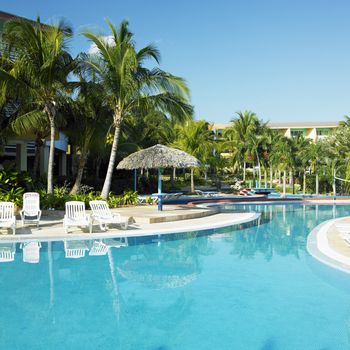 hotel''s swimming pool, Cayo Coco, Cuba