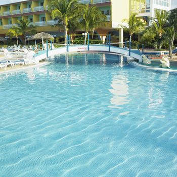 hotel''s swimming pool, Cayo Coco, Cuba
