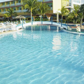 hotel''s swimming pool, Cayo Coco, Cuba