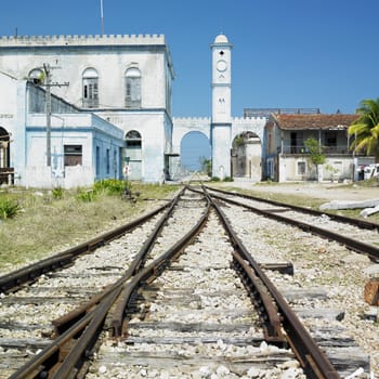 railway station, C�rdenas, Matanzas Province, Cuba