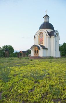 Small church in remote area of Ukraine