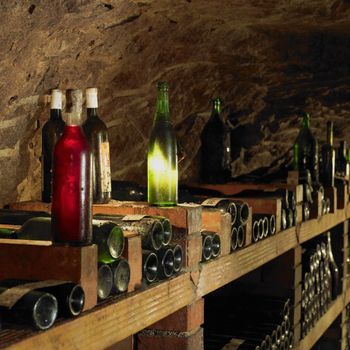 wine cellar, Bily sklep rodiny Adamkovy, Chvalovice, Czech Republic