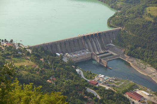 Hydroelectric Power Perucac Drina Dam Serbia