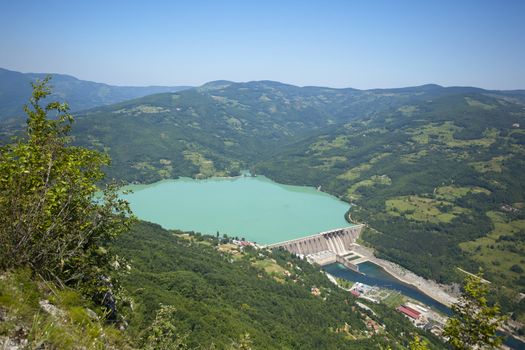 Hydroelectric Power Perucac Drina Dam Serbia
