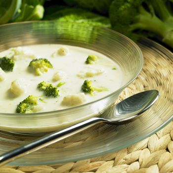 cauliflower and broccoli soup